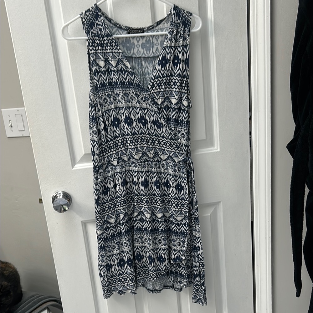 Papermoon Black and White Patterned Dress